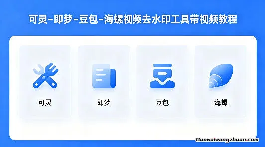 可灵–即梦–豆包–海螺视频去水印工具带视频教程
