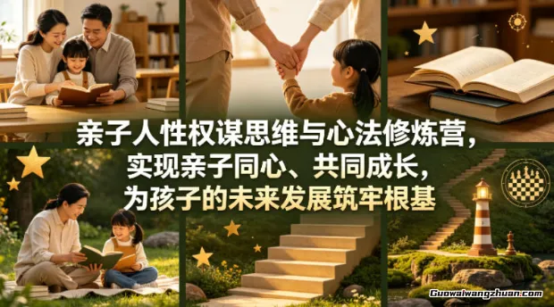 亲子人性权谋思维与心法修炼营，实现亲子同心、共同成长，为孩子的未来发展筑牢根基【音频】