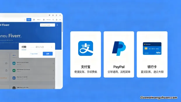 Fiverr付款提现全攻略，支付宝/PayPal/银行卡实测