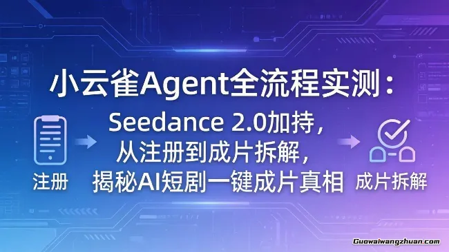 小云雀Agent全流程实测：Seedance 2.0加持，从注册到成片拆解，揭秘AI短剧一键成片真相