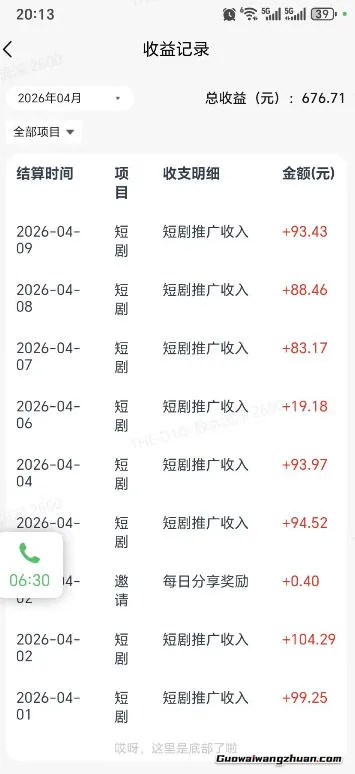 快手短剧看广告项目，没有复杂操作，一台设备每天能有80到300收益，设备多可放大
