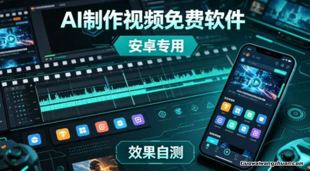 AI制作视频免费软件，安卓软件，效果自测，小白也可以轻松使用！