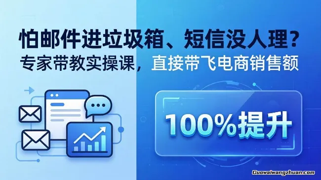 怕邮件进垃圾箱、短信没人理？EDM营销实战课，直接带飞电商销售额【原创双语字幕】