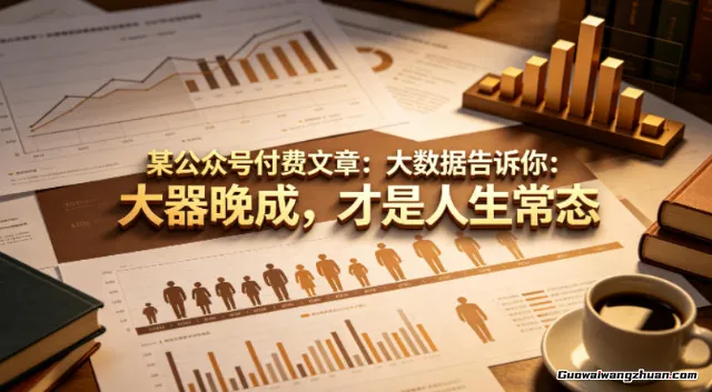付费文章：大数据告诉你，大器晚成是人生常态，AI时代依然适用的成长规律
