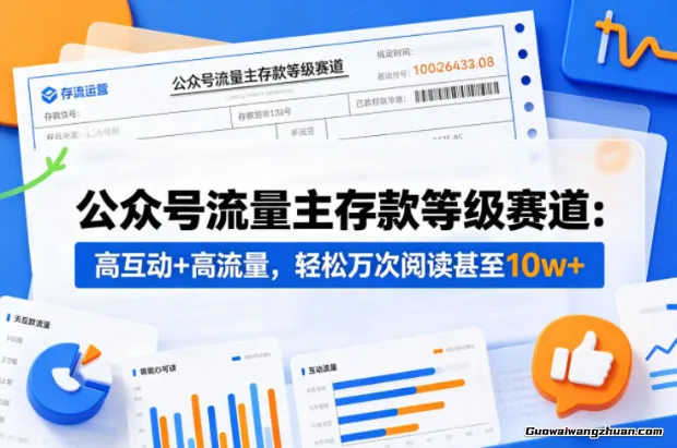 公众号流量主之存款等级赛道，高互动+高流量，轻松达到万次阅读，甚至10w+