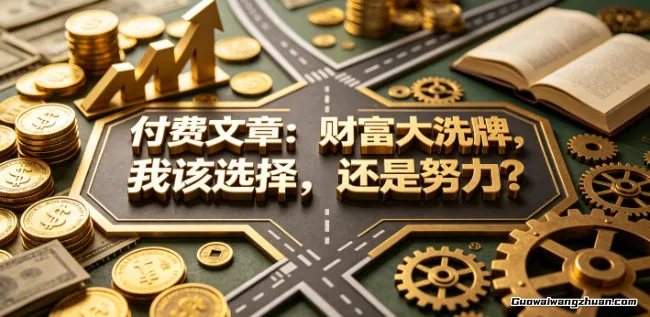 付费文章：财富大洗牌，我该选择，还是努力？