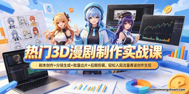 不会写小说也能做漫剧！原创小说写法+分镜词生成，AI帮你搞定3D漫剧