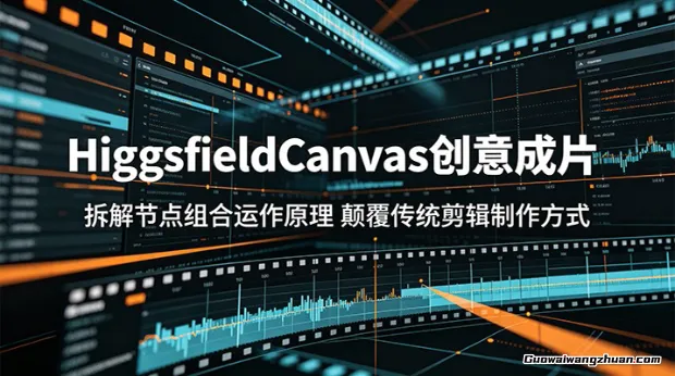 HiggsfieldCanvas创意成片：拆解节点组合运作原理，颠覆传统剪辑制作方式